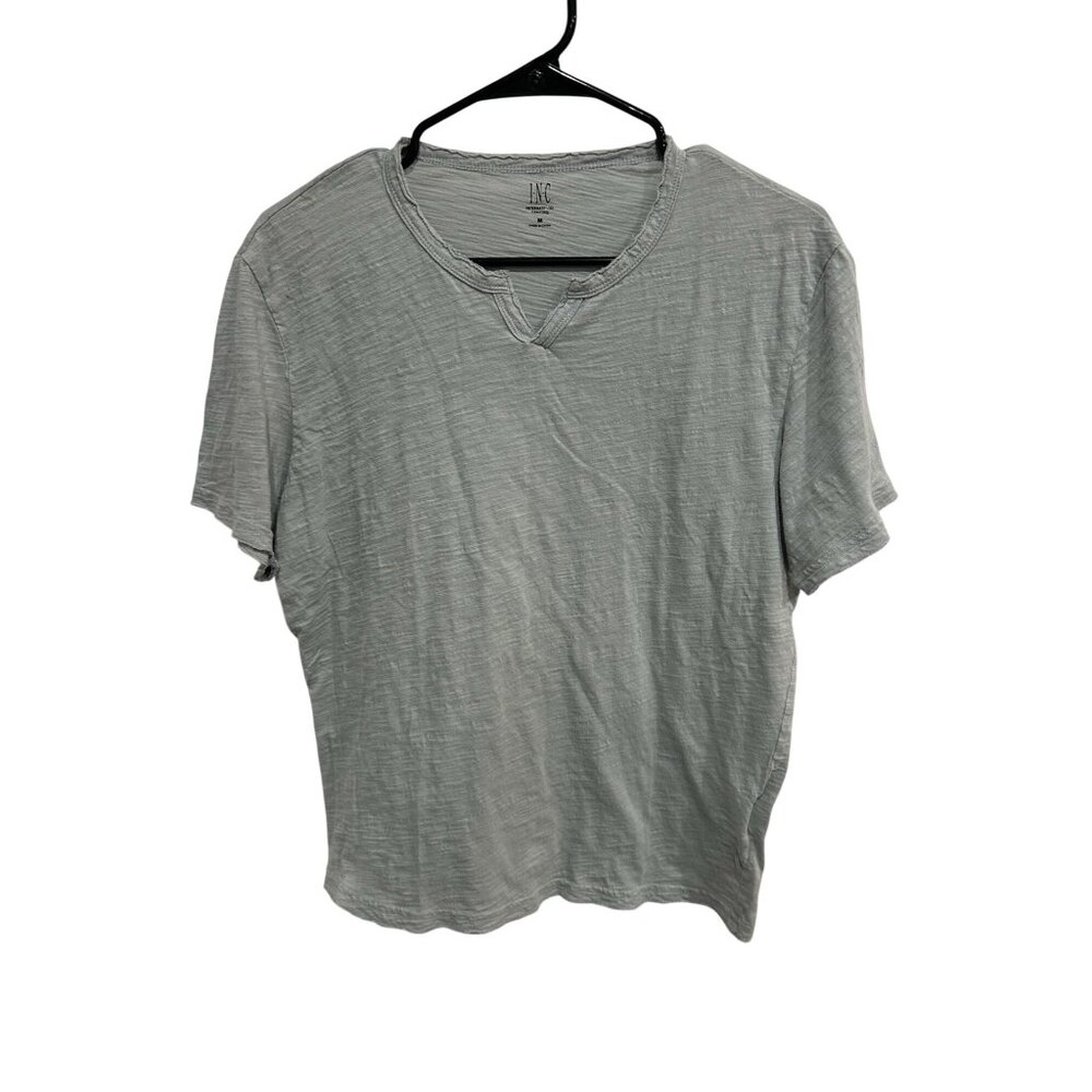 I.N.C International Concept Lightweight Casual V-Neck T-Shirt Size M Minimalist